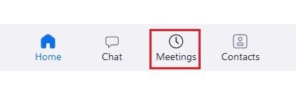 View upcoming and recorded Zoom meetings in the desktop app