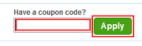 Priceline Apply button for checkout