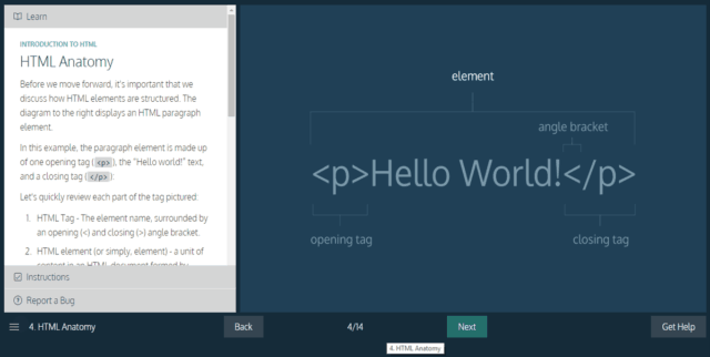 Codecademy website