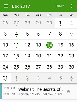 Android calendar