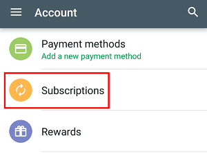 Google Play Subscriptions