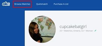 Browse matches to find matches in your area