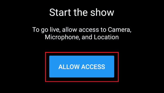 Allow YouTube access to camera and mic