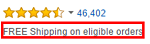 Get Amazon free shipping