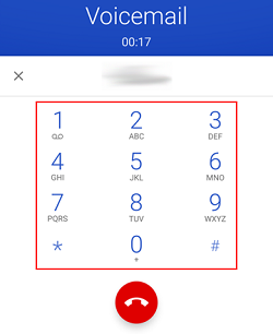 Enter password for voicemail