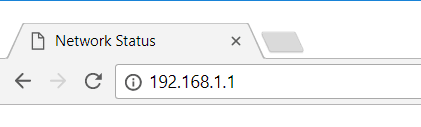 Navigating to your Wi-Fi router's IP address