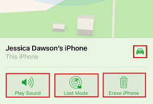 Options for locating device