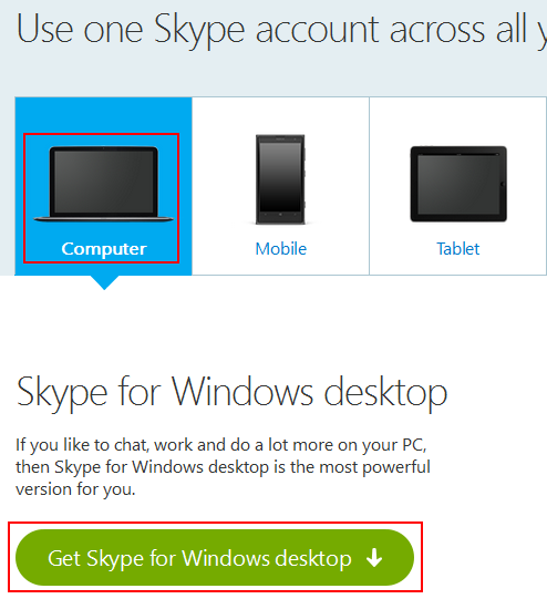 How to download Skype for your device of choice