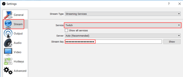 Set up YouTube streaming on OBS