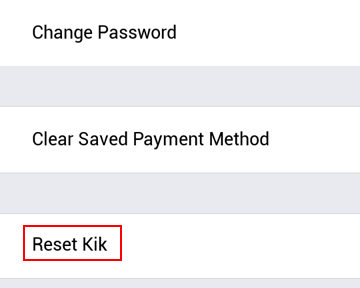 How to request a reset of your Kik account