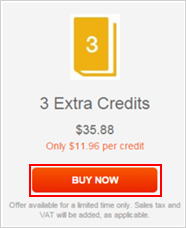 Confirming the purchase of extra credits for your Audible account