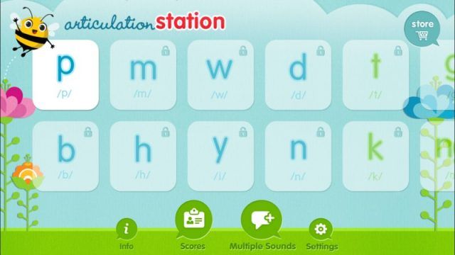 Articulation Station home screen
