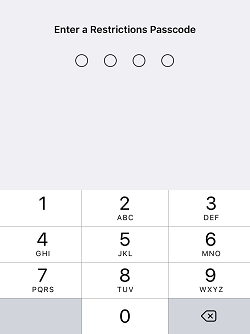 Enter a password