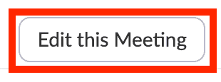 Edit this meeting button