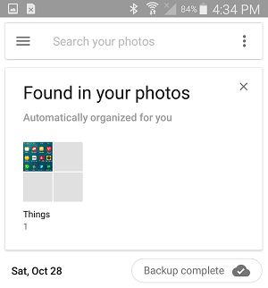 Google Photos on Android