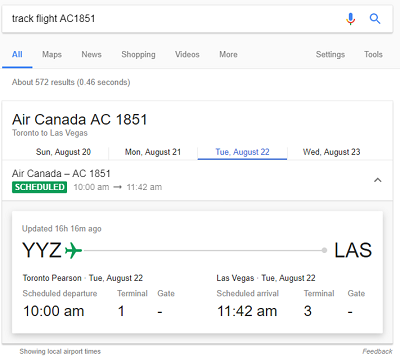 Google flight tracker