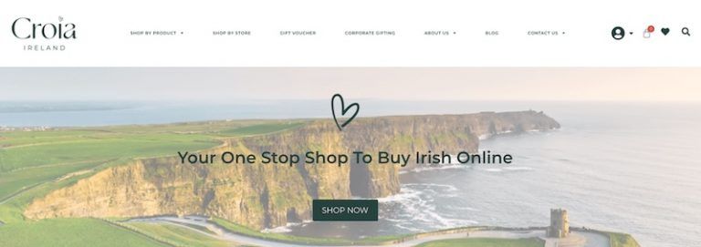 Croia Ireland homepage