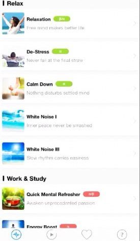 BrainWave Tuner relax-themed audio library