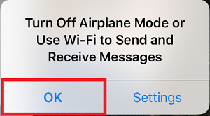 Accept Airplane Mode setting
