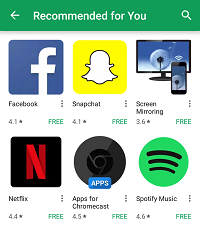 Googel Play store apps