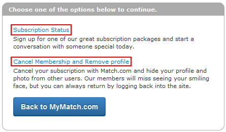 Change subscription status