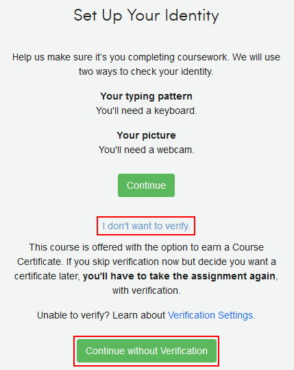 How to verify your identity on Coursera