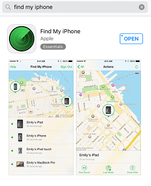 Download Find My iPhone app