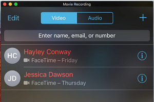 FaceTime call