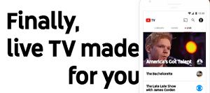 YouTube TV banner