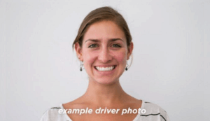 Lyft driver photo example