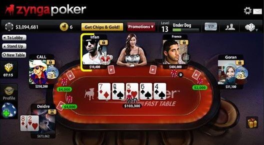 Zynga Texas Hold 'Em Poker screenshot