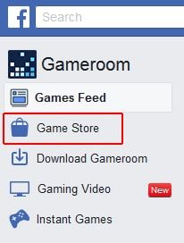 Access Facebook's Game Store