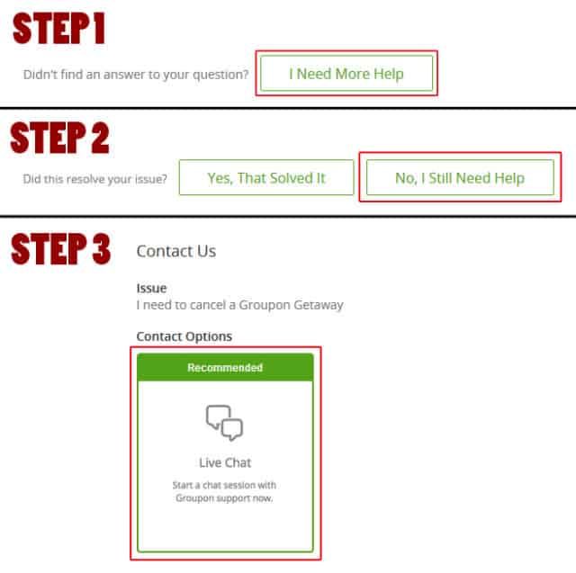 How to request a refund by contacting Groupon