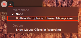 Choose audio input