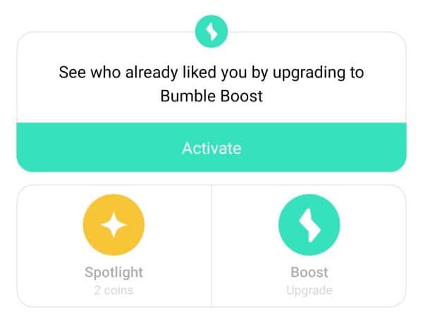 Bumble's premium features