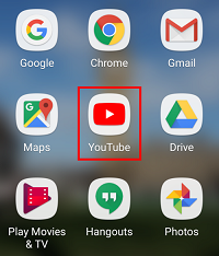 Android YouTube app icon