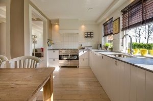 Kitchen in Airbnb home