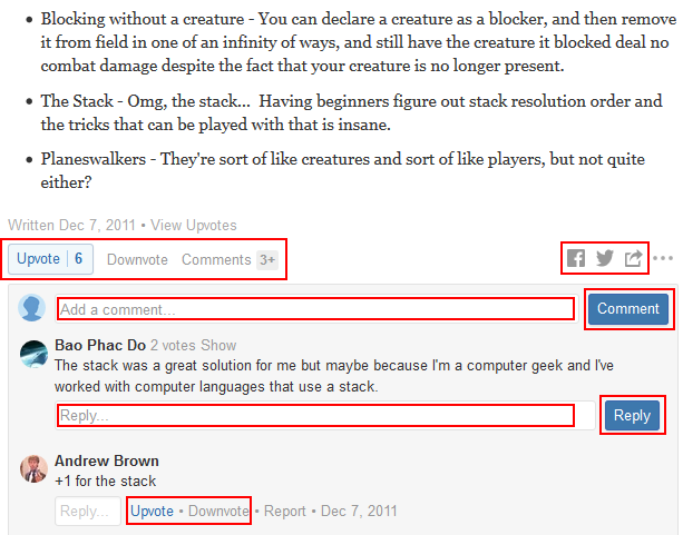 How to interact with answers and comments on Quora