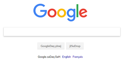 Google Search in Klingon