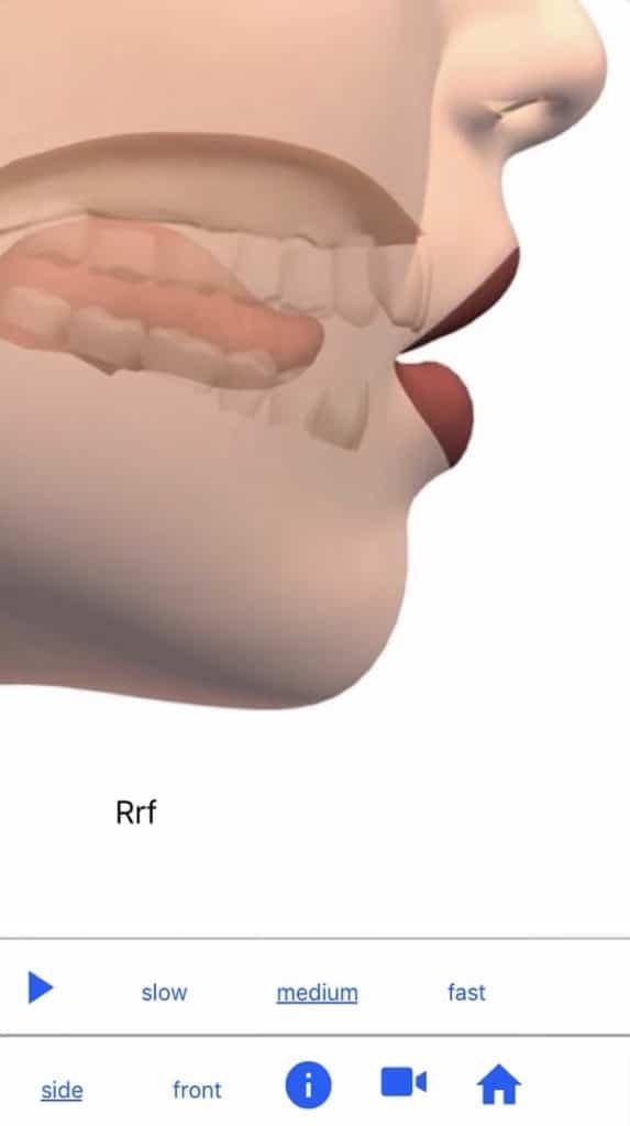 Speech Tutor speech demonstration animation