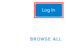 The Hoopla log in button