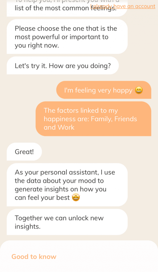 Youper AI chat