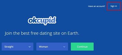 Sign in to OkCupid