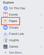 Pages button