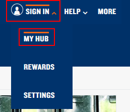 Signing into StubHub