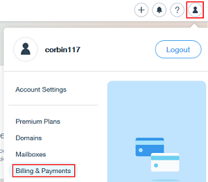 Wix billing and payment settings