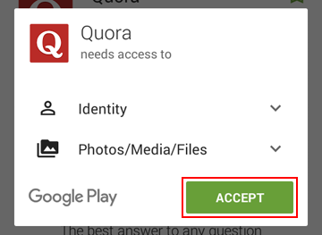How to give the Quora app permissions on your device