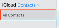 All Contacts button