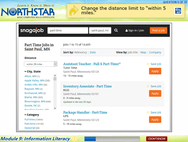 Northstar Digital Literacy Assessment