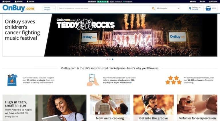 OnBuy homepage